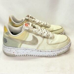 Nike Air Force 1 Crater Move To Zero - White Orange Men's Size‎ 8 Sneakers